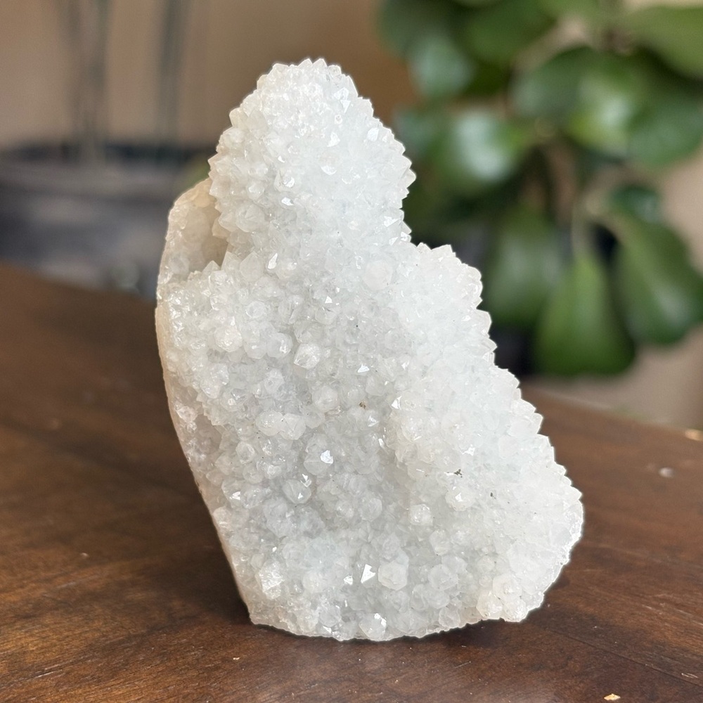 Quartz Freestanding Crystal Geode - Picture 4 of 5